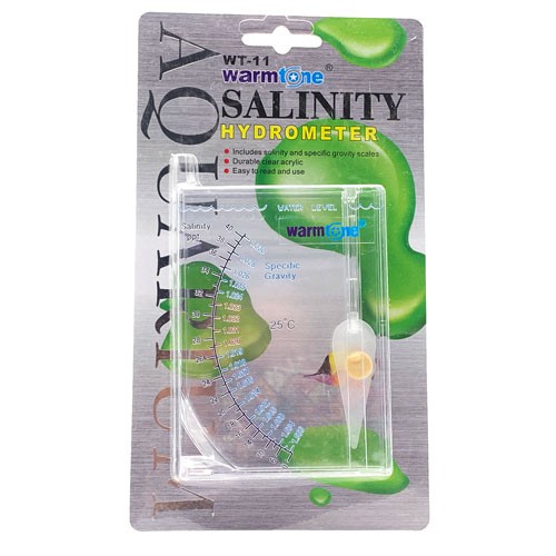 Warmtone WT-11 Hydrometer Salinity Test kadar garam Air Laut Aquarium