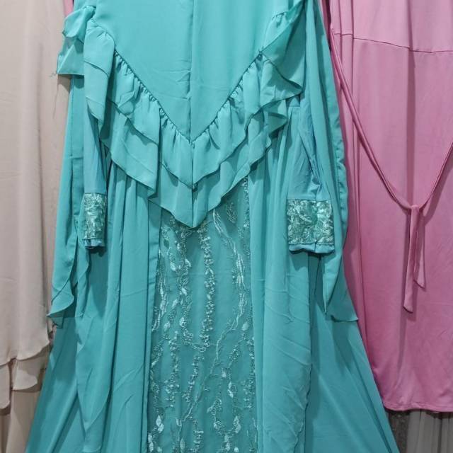 HUMAIRA SET SYARI GAMIS CERUTY MIX TILLE AKAR