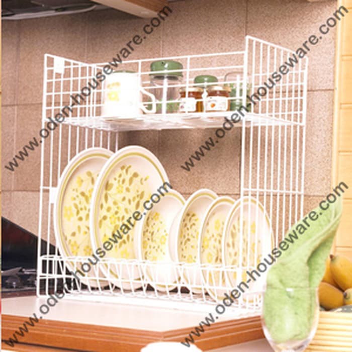 Harga Terbaik Rak Piring Kecil Dapur Aluminium 2 Susun BM535 2 Susun B30Med Modelline