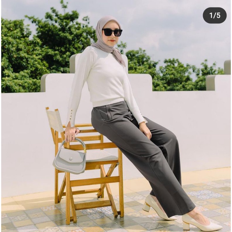 Panama Kulot Charcoal