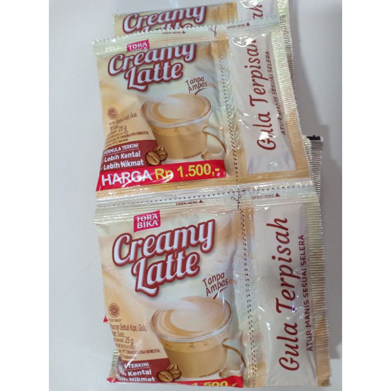 

TORABIKA CREAMY LATTE 1RENCENG