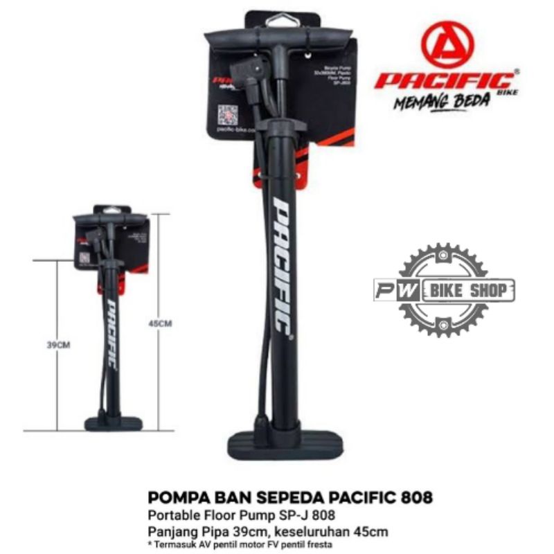 Pompa Ban Sepeda Pacific 808
