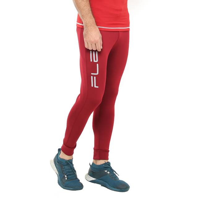 FCS-002MG Celana jogger sport fitness FLEX merah gelap