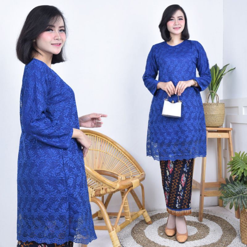 Kebaya Brukat Muslimah / Set Kebaya Brukat Tunik