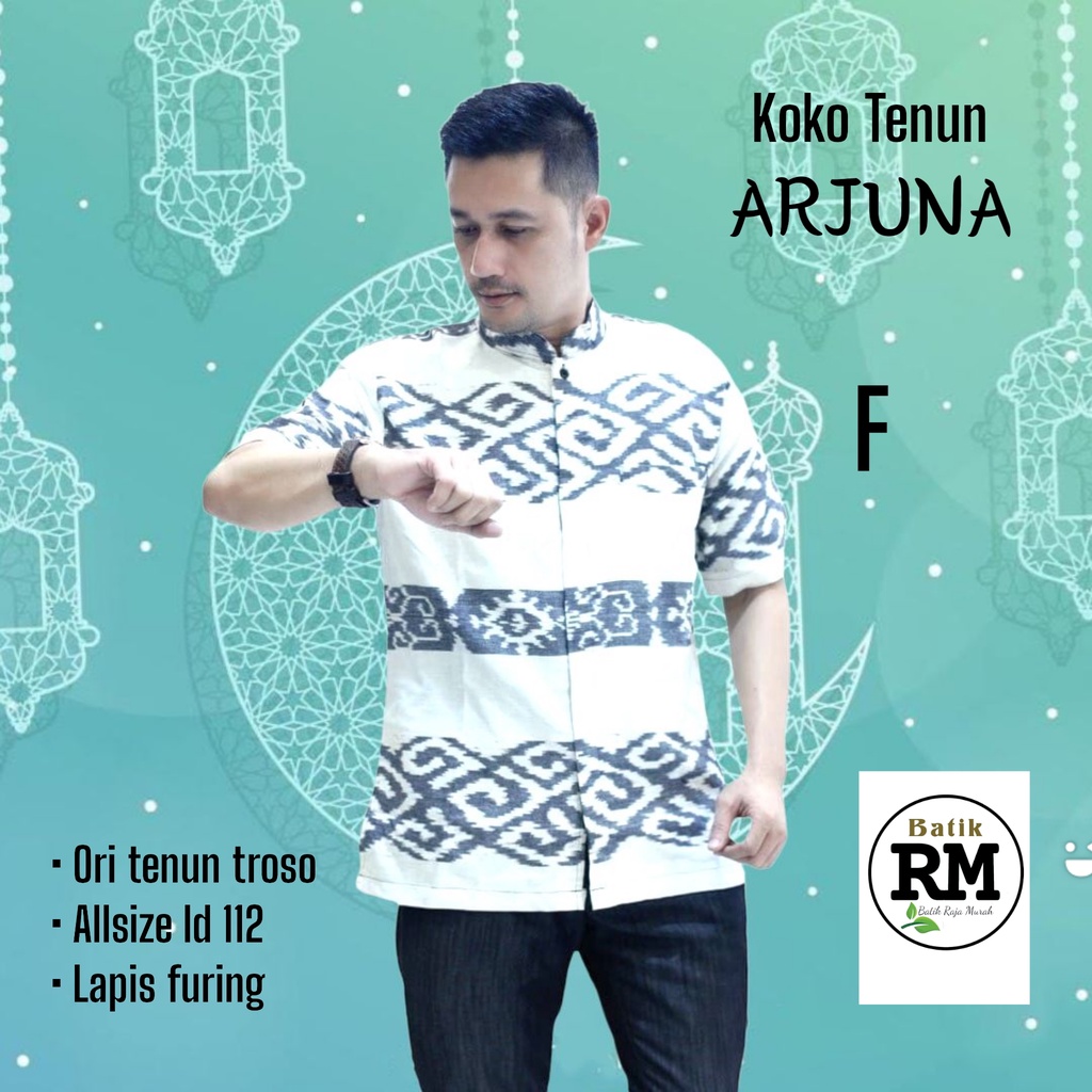 Kemeja kemko koko arjuna ori tenun troso full furing