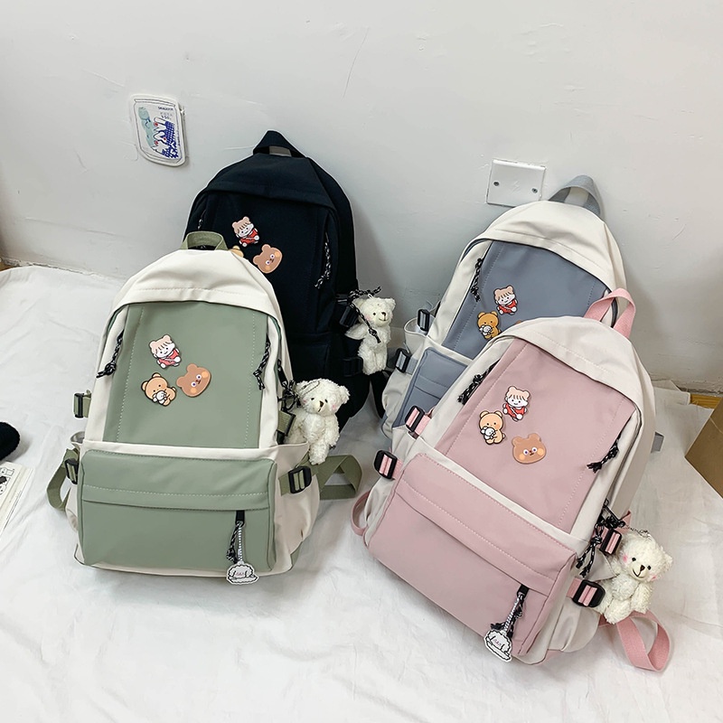 MURMURE.ID | TAS RANSEL WANITA PRIA SEKOLAH KULIAH BACKPACK IMPORT SEKOLAH KULIAH KERJA TERBARU TAS WANITA BG036-1