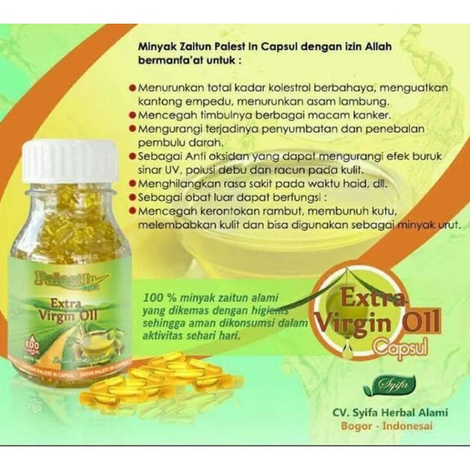 Zaitun PalestIn 200 kapsul | Extra Virgin Oil