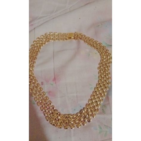Kalung Mewah Lapis Emas 24k