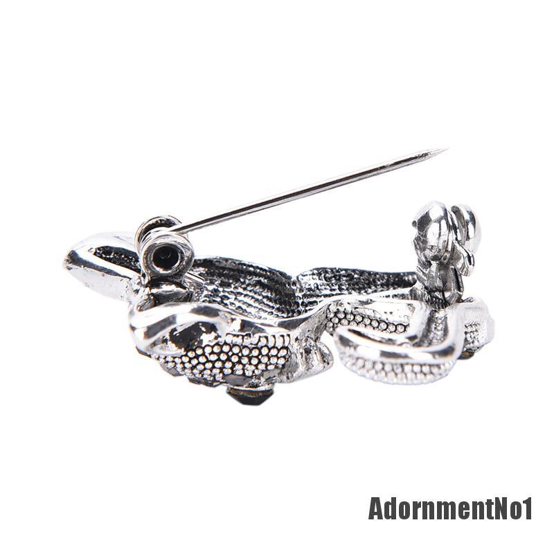 (Adornmentno1) Adornmentno1 Bros Pin Antik Bentuk Kucing Kecil Lapis Silver Untuk Wanita