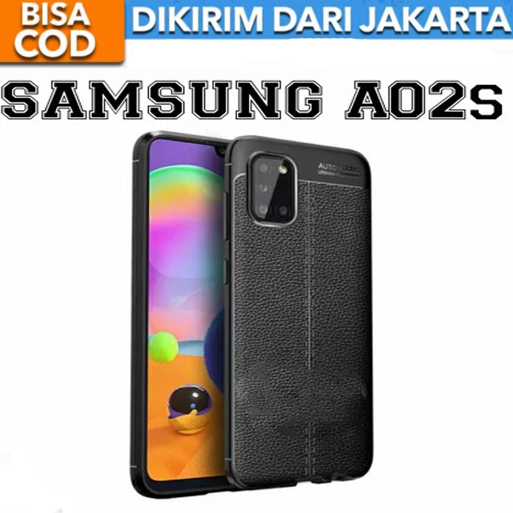 Case Auto Focus Samsung Galaxy A02S Leather Experience SoftCase Slim Ultimate / Casing Kulit