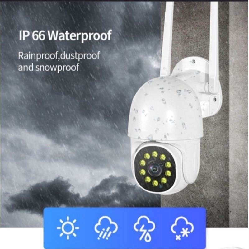 CCTV IP CAMERA V380PRO OUTDOOR 8MP FULL HD 1080P SMART WIFI CCTV CAMERA WATERPOOF ANTI AIR