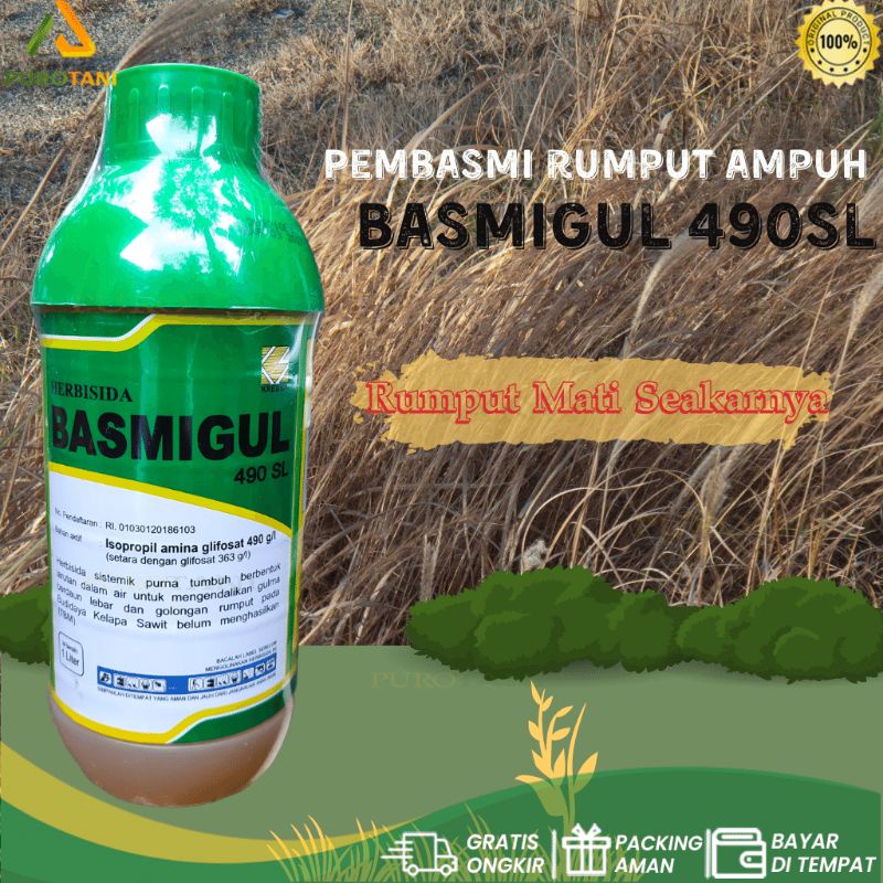 Herbisida Pembasmi Rumput Basmigul 490SL 1Liter