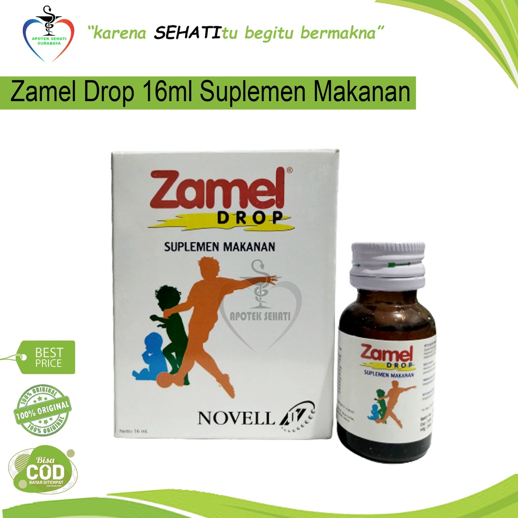 ZAMEL DROP MULTIVITAMIN NAFSU MAKAN ANAK ZINK