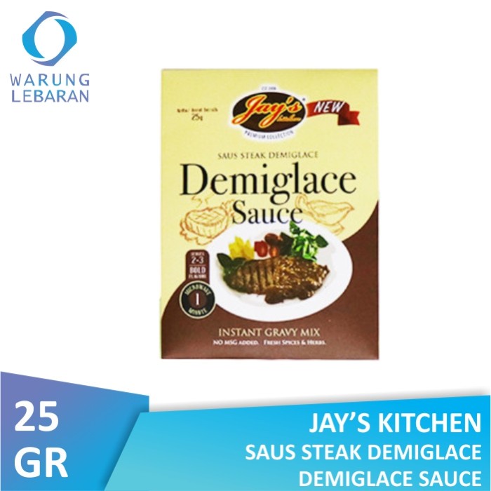 

Jay's Kitchen Demiglace Sauce 25 gr - Saus Steak Demiglace