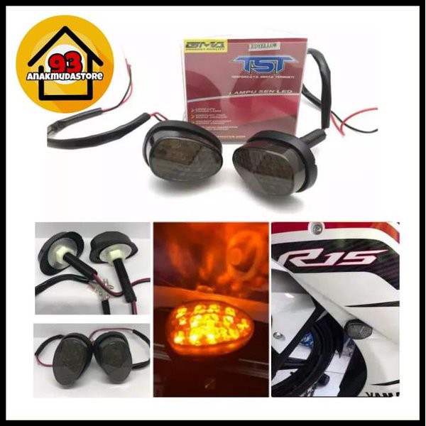 Lampu Ritting Sein Tempel / Sen Portable d Ninja 250 Karbu , 250R