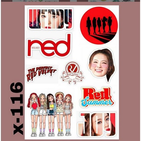 

STIKER TUMBLR RED VELVET X-116