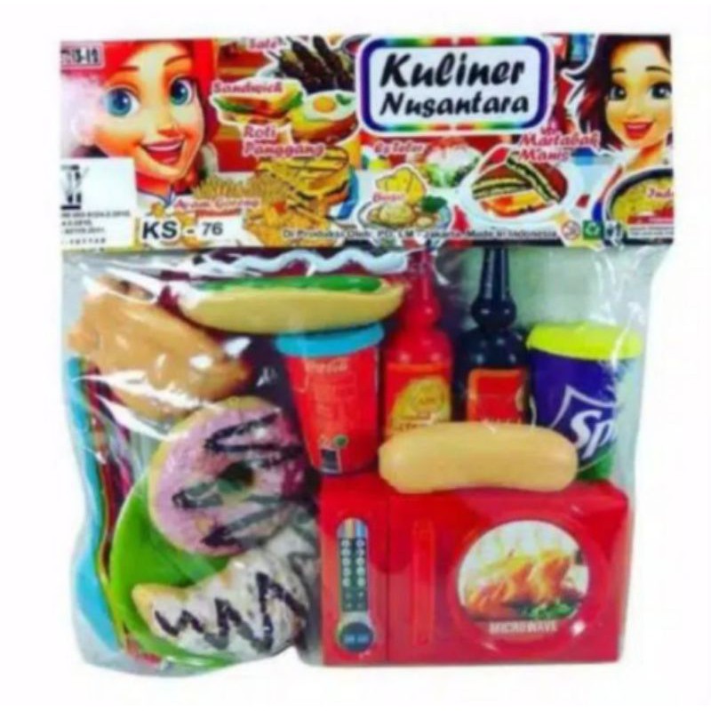Mainan Anak Donat Junk Food KS 76