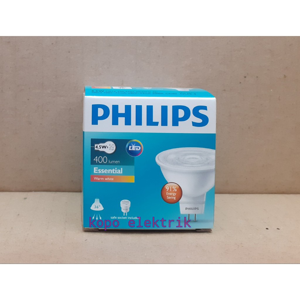 Lampu Led Tusuk Philips MR16 4.5w