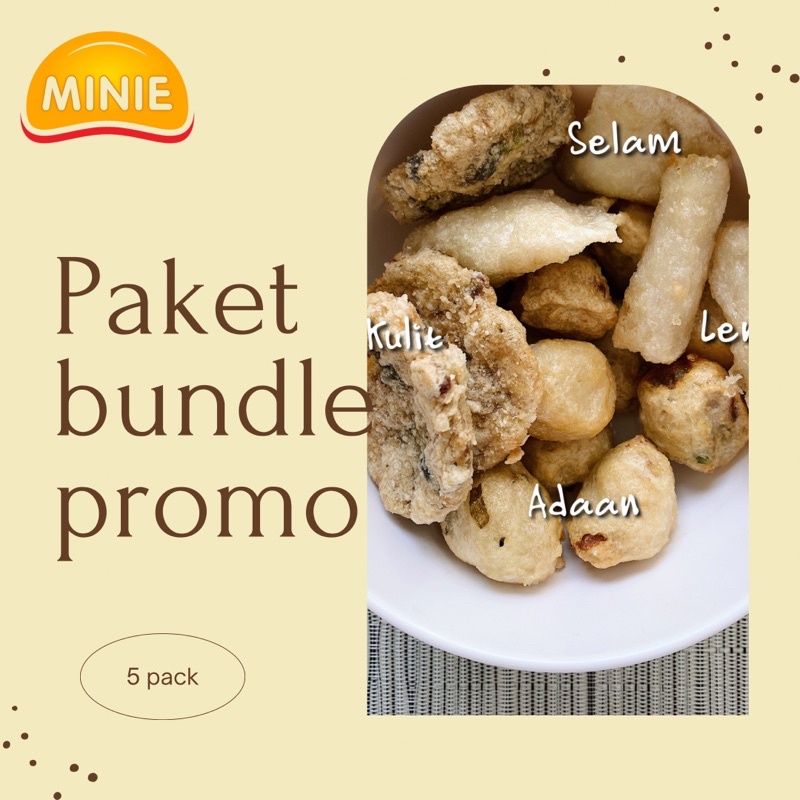 

•MINIE• Paket bundling 50 MIX| Tenggiri 100% | Frozen food