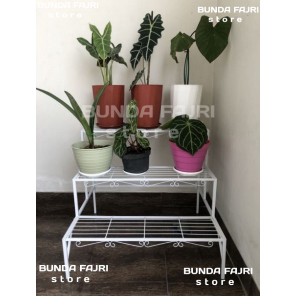 RAK TANAMAN HIAS RAK POT BUNGA BESI HOLLOW