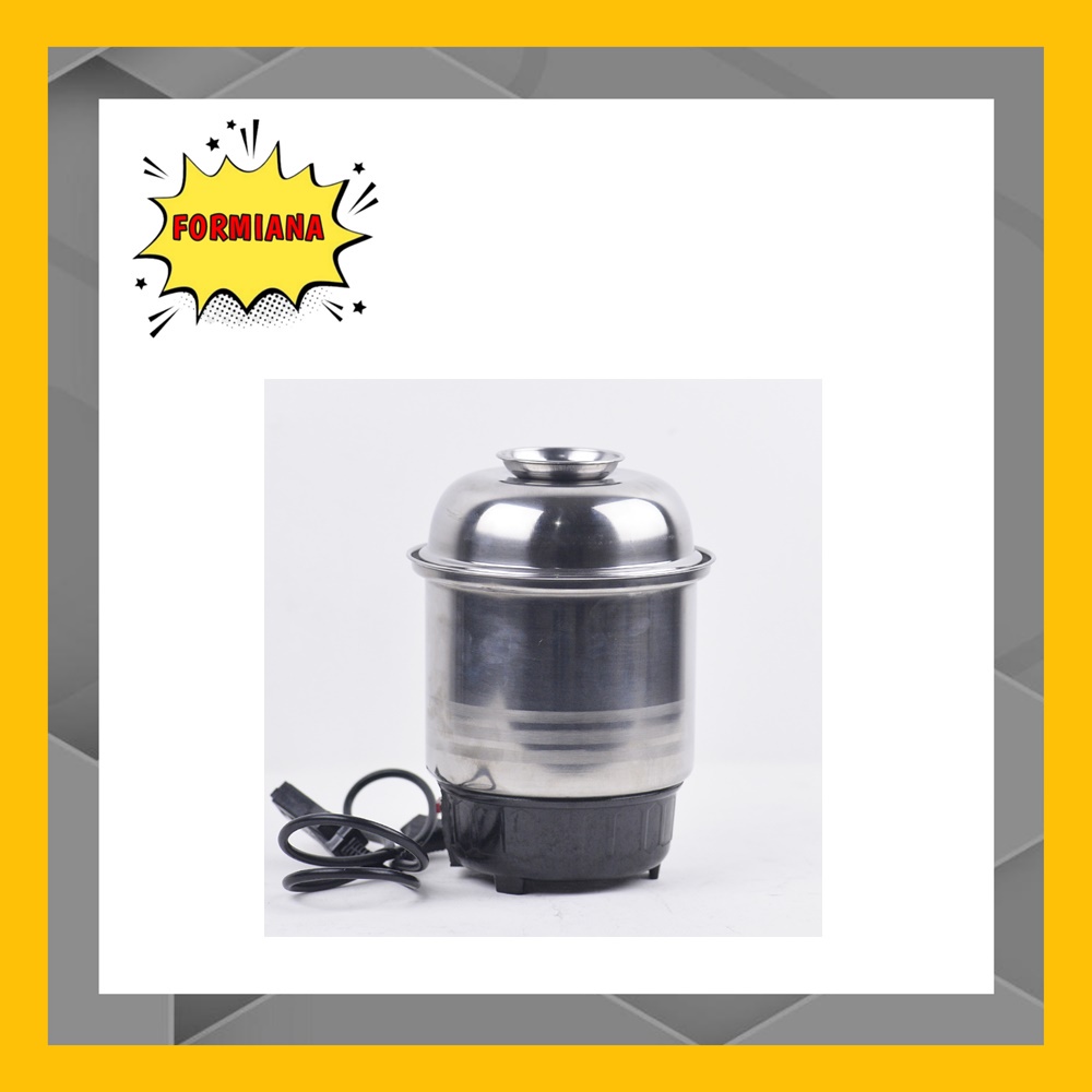 FM - Teko Pemanas Air Mug Listrik 15 cm Stainless Steel / Teko Listrik / Kompor Listrik / Panci Listrik