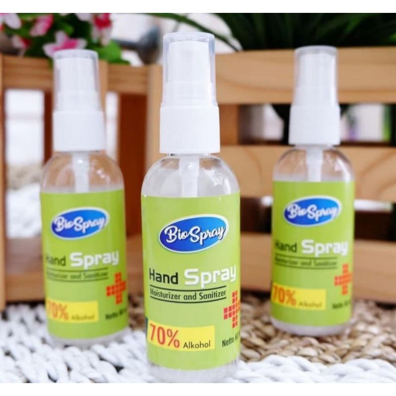 BIO SPRAY HAND SANITIZER CLEAN &amp; HEALTHY PEMBERSIH TANGAN