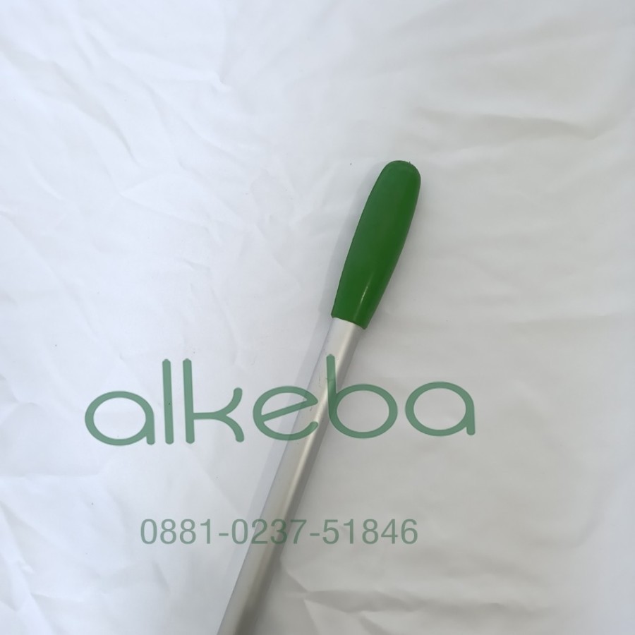 Tangkai Alumunium 150 CM Hand Grip Hijau Untuk stik mop pel Lobby
