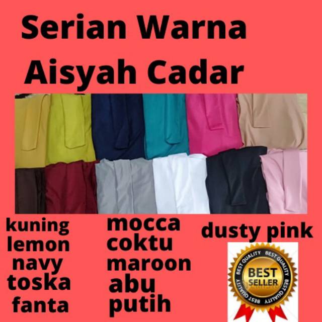 Khimar Hijab Jilbab Syari Kerudung  Instan Jersey NIQOB MADINAH