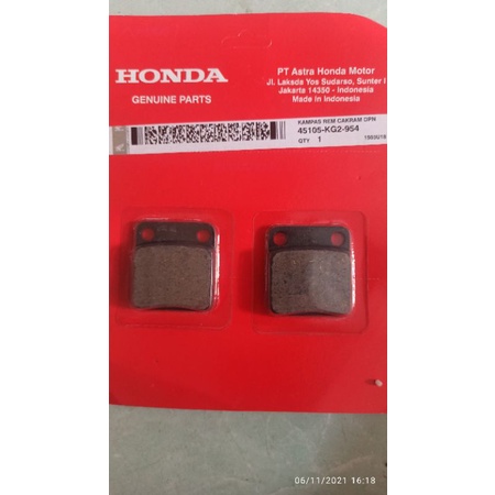 Dispad Depan GL Pro Dispad Belakang KLX Kampas Rem Depan GL Pro / Kampas Rem Belakang KLX