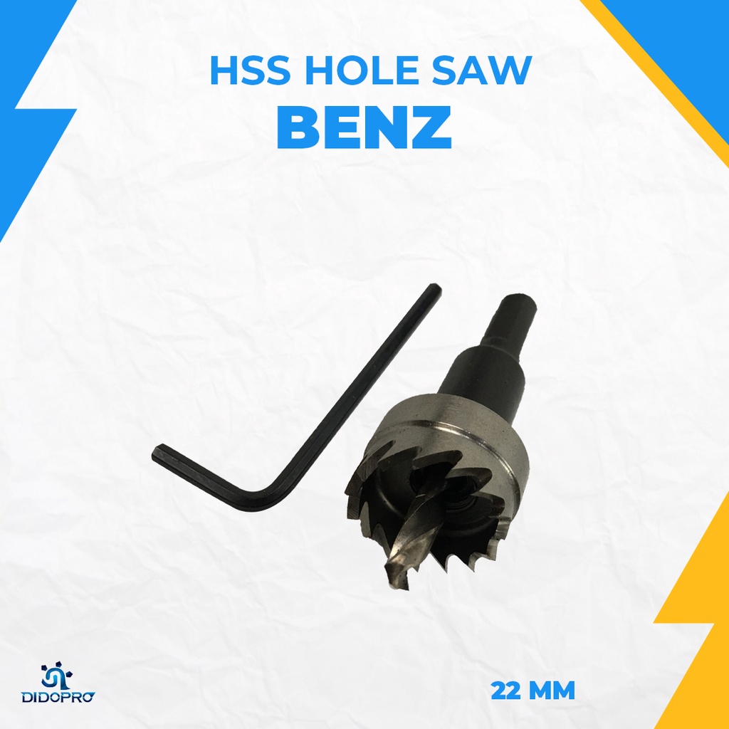 Hole Saw Besi 20mm BENZ / Holesaw Besi 20 mm / Mata Bor Besi 20mm HSS