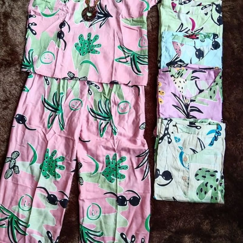 Daster set celana panjang