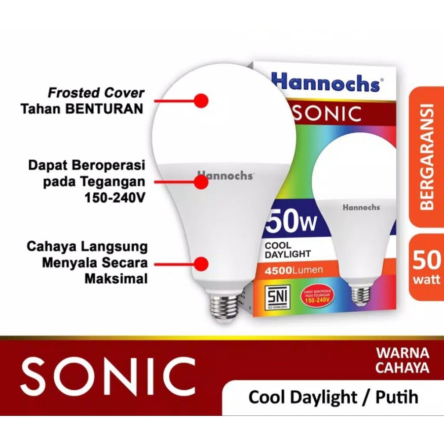 Lampu Led Hannochs Sonic 50 Watt LED Bulb