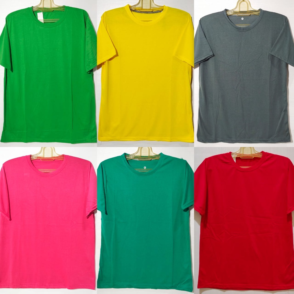 Kaos Polos oblong polos Lengan Pendek panjang Size M Hingga XXXL