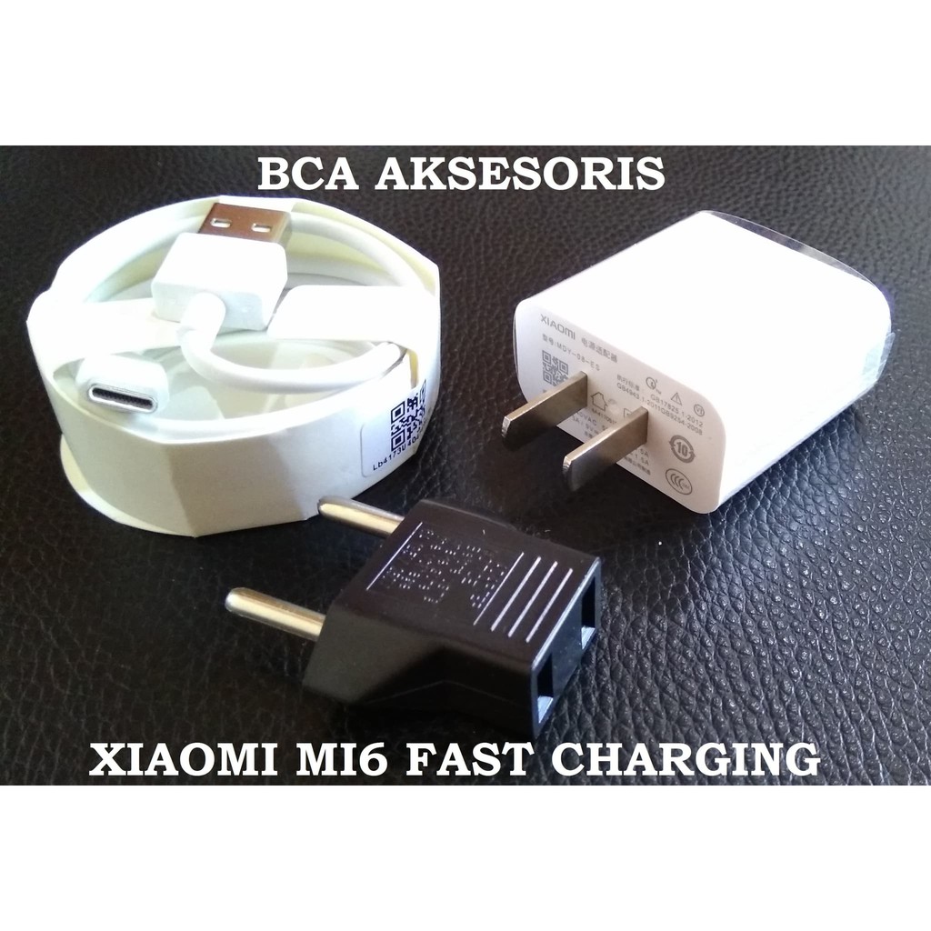 CHARGER XIAOMI MI6 - MDY-08-ES TYPE C FAST CHARGING ORIGINAL 100%