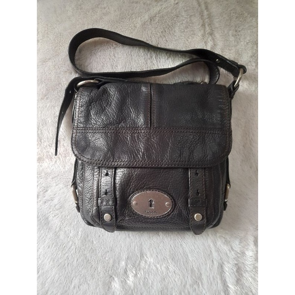 tas fossil maddox flap black preloved