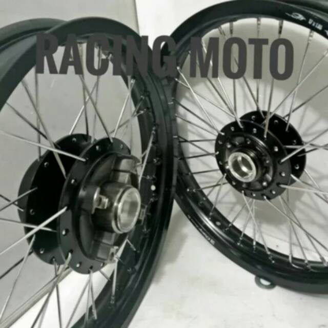 PAKET VELG MOTOR TIGER REVO VELG CHAMP RING17X215-185 PLUS STEL VELG PEMAKAI PNP DAN WARNA BISA REQ