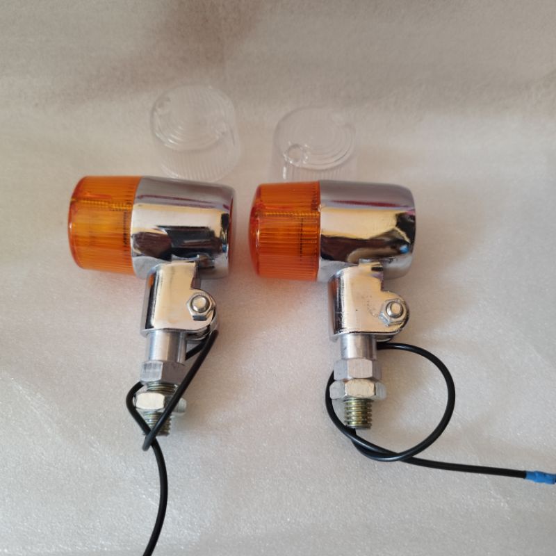 Lampu Sen Sein Palu Bulat - Bulat Double Mika Isi 2pcs