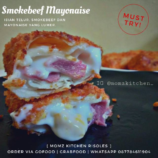 

Smokebeef Mayonaise (per pcs) ENAAAK LUMEERR MAYONYA HALAL