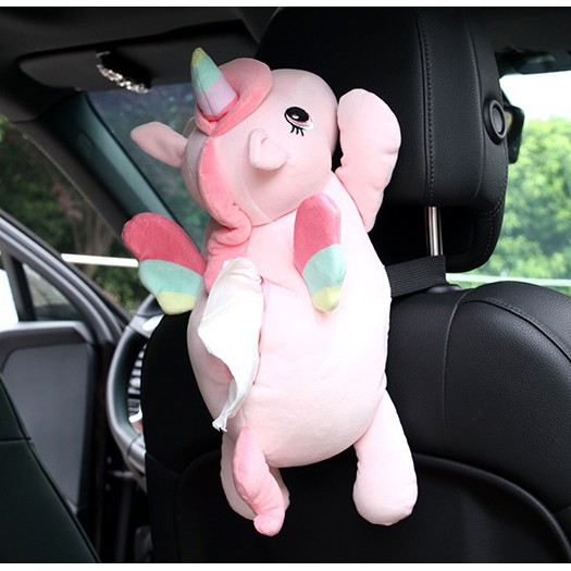 NEW LITTLE PONY UNICORN Kotak Tempat Sarung Tisu Gantung Belakang Jok Mobil Arm Rest Tissue Holder