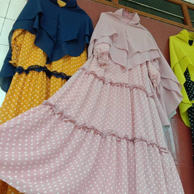 Gamis ceruty printing