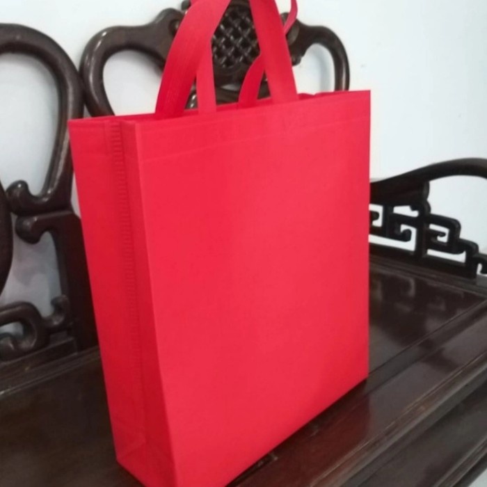 

✨ BISA COD ✨ Goodie bag box 35x40x12 +sablon 1 sisi 1 warna 150pcs