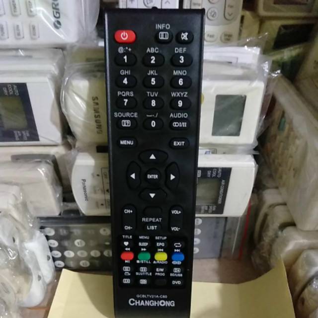 REMOTE REMOT TV CHANGHONG LCD LED GCBLTV21A-C60