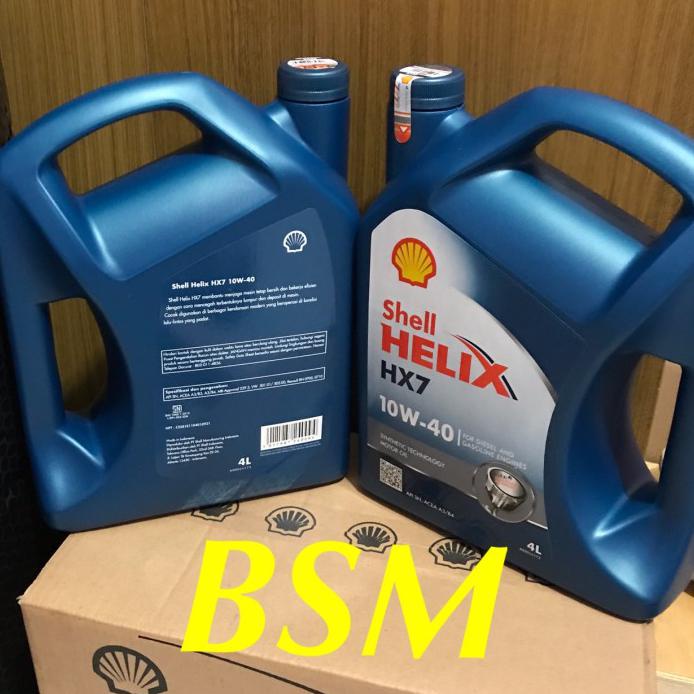 OLI MESIN SHELL HELIX HX7 10W-40 4LITER