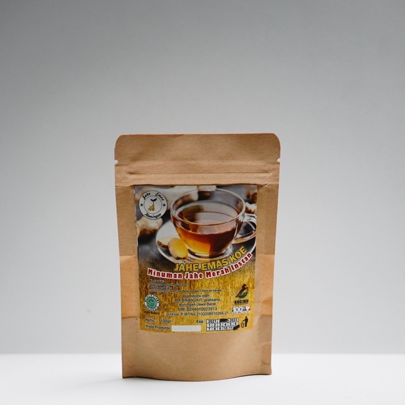 

Jahe Merah Serbuk Jahe Emas Koe 100 gram - Pouch Ziplock