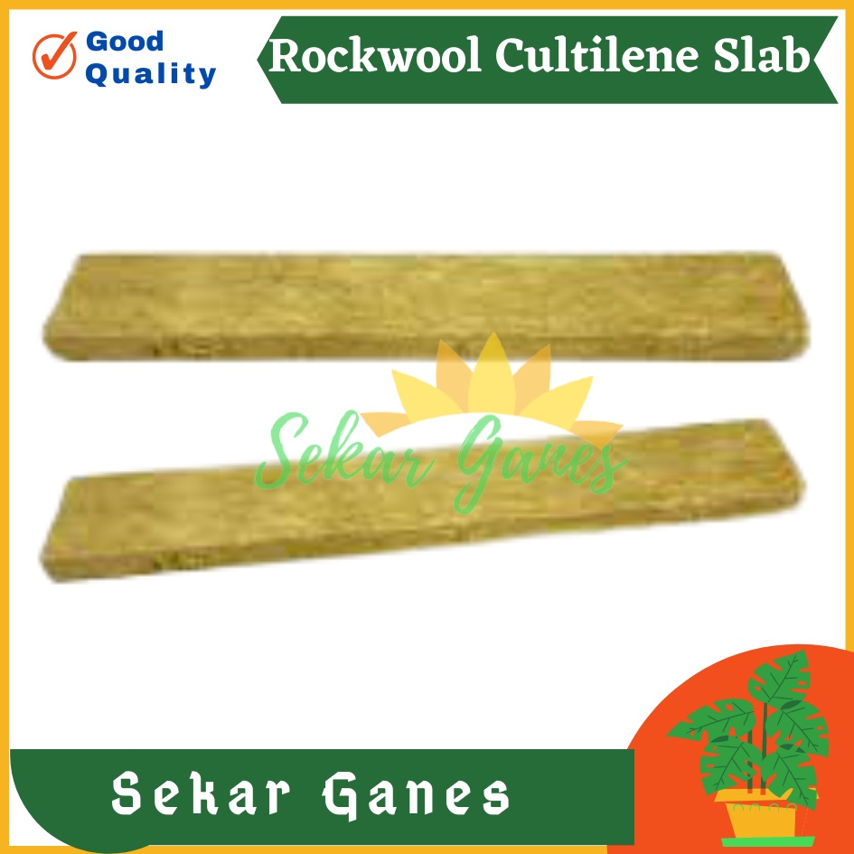 ORI 1 SLAB ROCKWOOL CULTILENE ORIGINAL IMPORT Grosir Media Tanam Hidroponik OK