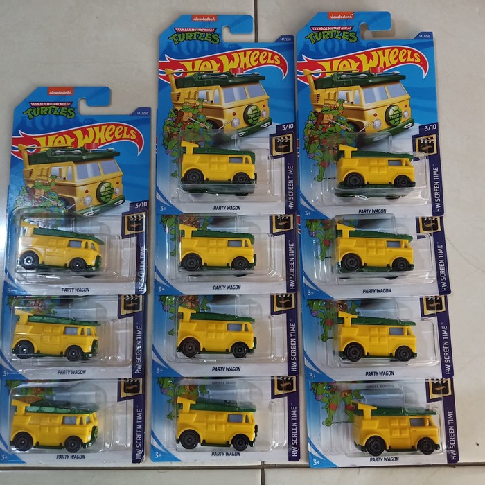 HOT WHEELS PARTY WAGON MUTANT NINJA TURTLE TURTLES KURA-KURA NINJA