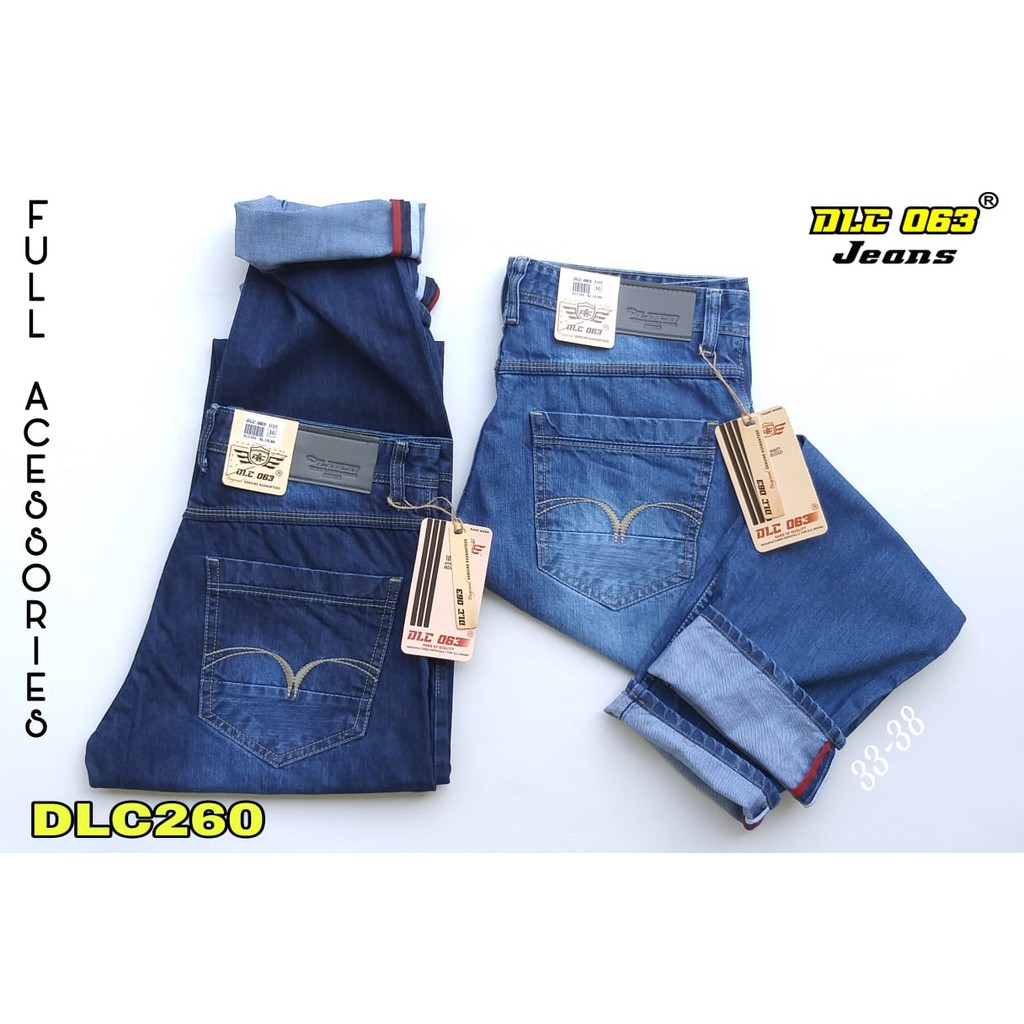 Celana jeans corpus DLC / Celana casual reguler ukuran 28-38 Celana Jeans DLC Slim Original Premium