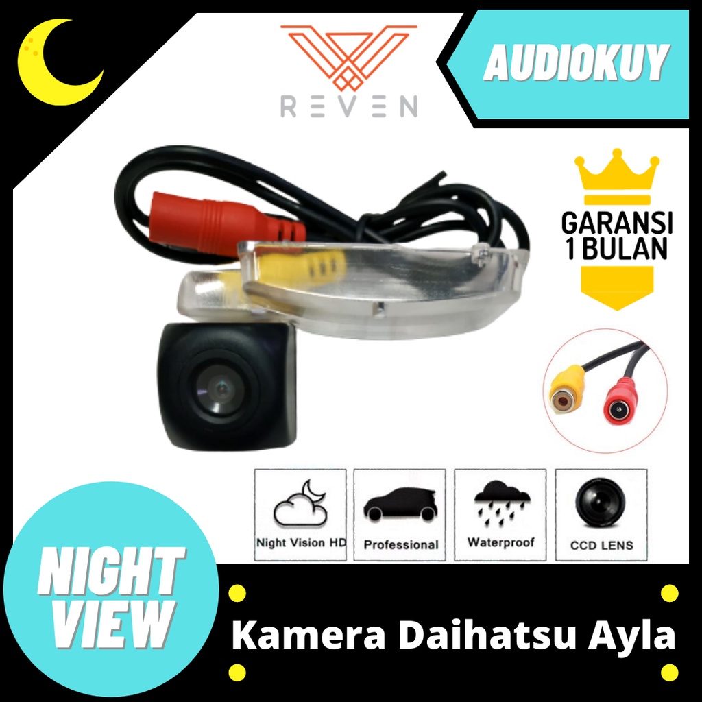 Kamera Mundur Daihatsu Ayla / Kamera Parkir Mobil Night View Reven