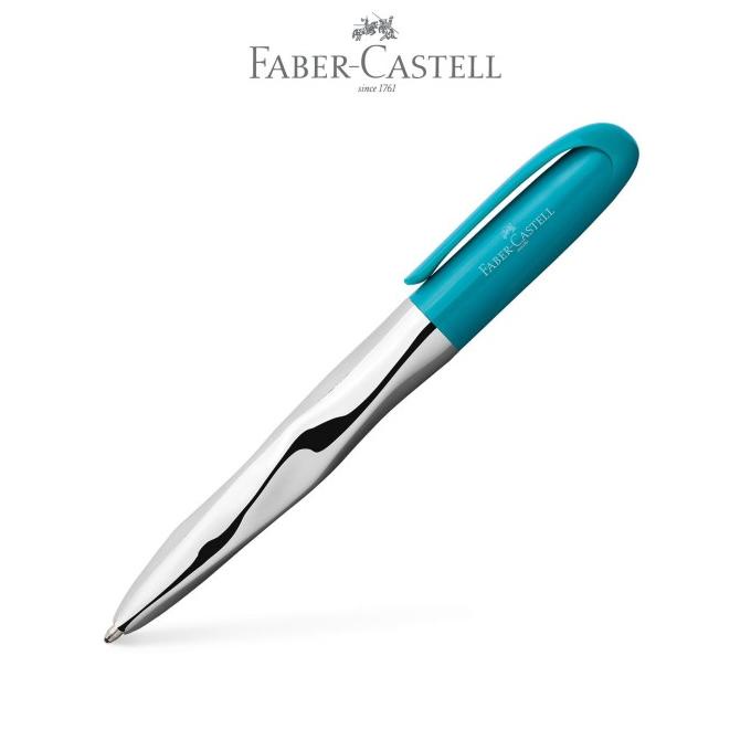 

Faber-Castell Nice Pen Shiny chromed Aqua Ballpoint pen