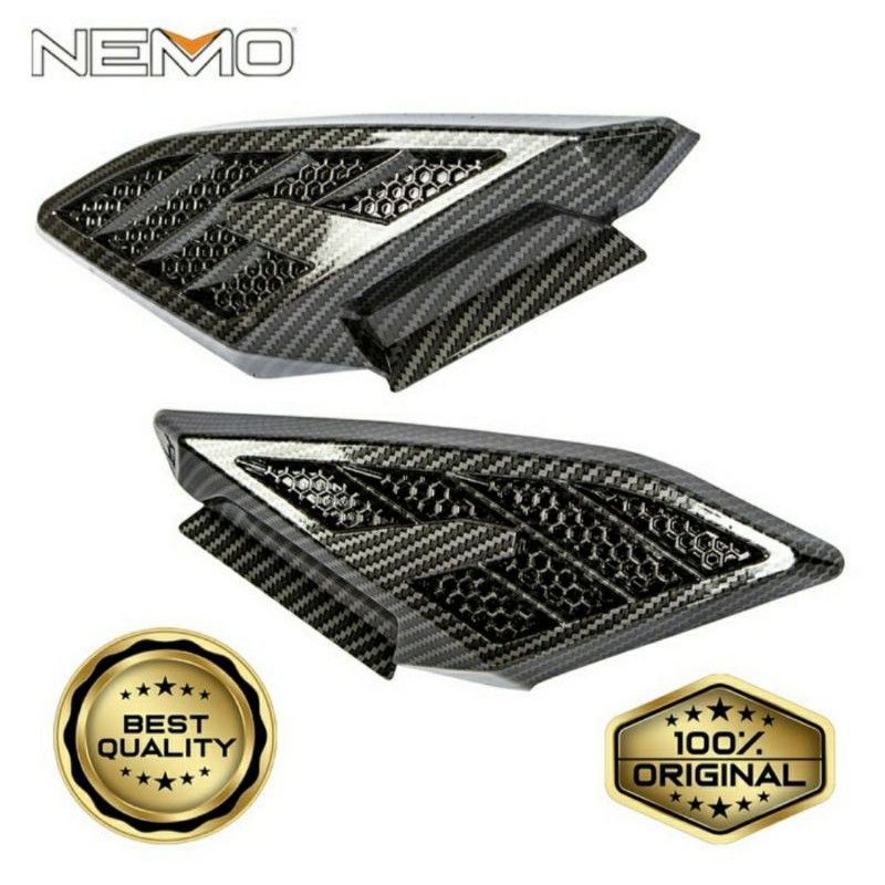 Cover Pijakan Body Samping Nmax New 2020 Carbon Nemo